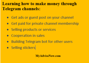 How To Earn Money From Telegram? (Working Strategies) - MyAdviseNow